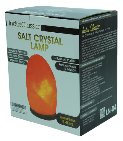 Indusclassic Small & Giants Natural Himalayan Crystal Rock Salt Lamp Air Purier
