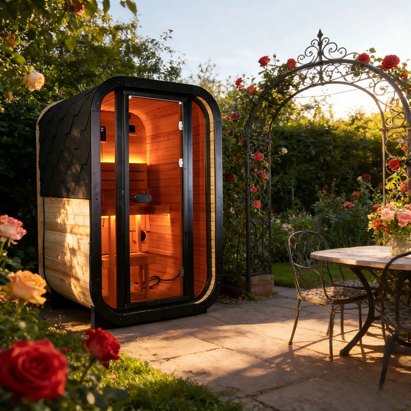 Perfectly Sized Outdoor Traditional Sauna for 1-2 People