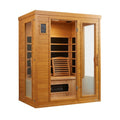 Infrared Sauna Built for Home Wellness, 2-Person Canadian Hemlock, Low EMF Carbon Panels, Bluetooth Audio