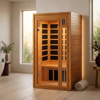 Barcelona Far Infrared Sauna - Low EMF - 2 Person — Studio Shot