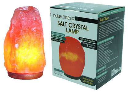 Indusclassic Small & Giants Natural Himalayan Crystal Rock Salt Lamp Air Purier