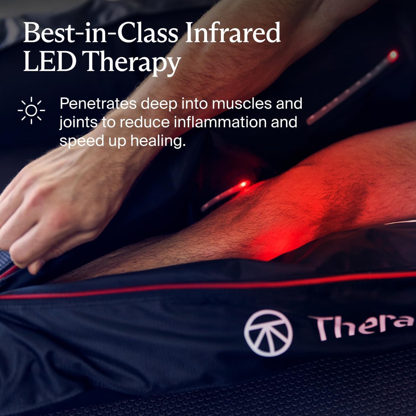 Therabody Jetboots PRO plus Wireless LED 3-In-1 Boots | Reg 30-34" Inseam | Compression, Vibration & Infrared LED Reduce Pain, Swelling & Fatigue | Regular 32–37" Leg Length | Measure before Ordering