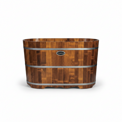 Woodbridge 54" Indoor Cold Plunge Tub W/ 1.3 HP White Chiller – Rapid Cooling & Heating, Ozone Sanitation, Filter Circulation System, Wifi-Enabled & Remote Control via APP, Insulated Tub Cover